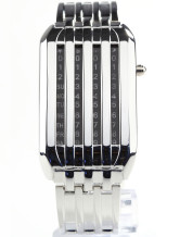 Alliage léger Cool d'argent bleu 20 * 2 cm en alliage montres pour hommes