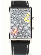 Sangle de PU unique 20 * 2 cm en alliage léger coloré regarder pour hommes