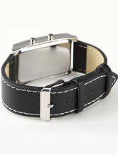 Sangle de PU unique 20 * 2 cm en alliage léger coloré regarder pour hommes