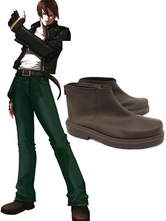 Deep Coffee 1 1/2'' King of Fighters Cosplay Shoes