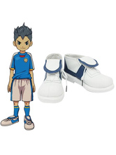 White 1 1/5" Heel PU Inazuma Eleven Shoes