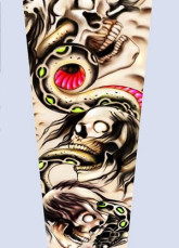 Alluring Colorful 92% Nylon 8% Spandex 44*11*6cm For Arms Mens Tattoo Sleeves