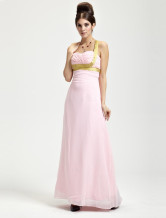 Lovely Pink Chiffon Sweetheart Ladies Evening Dress