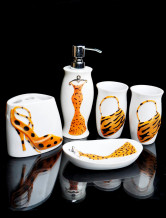 Dancing Queen 5-Piece Resin Bathroom Accessory Sets