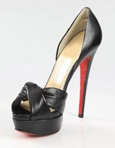 Chaussures sexy en noir à talons hauts en PU