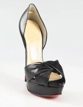 Chaussures sexy en noir à talons hauts en PU