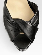 Chaussures sexy en noir à talons hauts en PU
