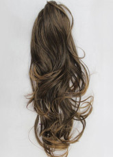 Fibern de haute RÉSISTANT À la température brun doré 50 cm Mesdames les Extensions de cheveux