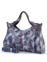 Fourre-tout Féminin 45*11*30cm PU Gris Fleur Charmant 