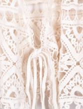 Lumière jaune creux À 95 % coton 5 % Polyester Womens Crochet