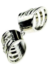Silver rétro moderne allié 4,8 * 2,5 * 1,85 cm Womens mode Ring