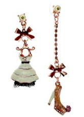 Mignons coloré en alliage robe Soulier dames Fashion boucles d'