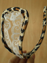 Sexy White Acrylic Plastic Womens G-string