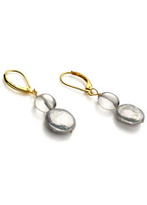 Boucles mignons 14 K or AA 10-11 mm bouton blanc d'eau douce perle de pour dames