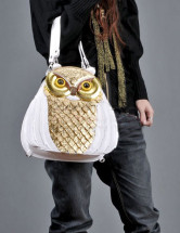 フクロウ形 29 * 30 * 10 cm PU コットン レディース バックパックの裏地