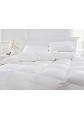 Couettes en Duvet et plumes 5% Satin Coton Blanc 95% Lit à Une Place 100% 