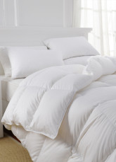 Couettes en Duvet et plumes 5% Satin Coton Blanc 95% Lit à Une Place 100% 