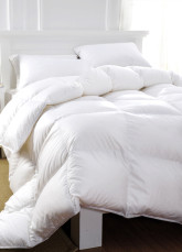 Couettes en Duvet Pour Autome et Hiver 100% Satin 180*220cm  Blanc Mode