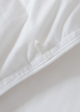 Couettes en Duvet Pour Hiver 100% Satin Blanc Confortable Lit à Une Place 