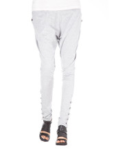 Pantalon Harem Féminin Terylene Spandex Gris Confortable 