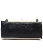 Fourre-tout Féminin 33*14*14cm PU Noir Blanc de la mode 