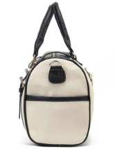 Fourre-tout Féminin 33*14*14cm PU Noir Blanc de la mode 