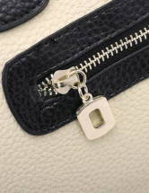 Fourre-tout Féminin 33*14*14cm PU Noir Blanc de la mode 