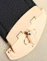 Fourre-tout Féminin 33*14*14cm PU Noir Blanc de la mode 