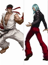 150*50cm Street Fighter4 Polyester Anime Pillow Case