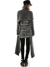 Châle moderne gris Cony cheveux rayonne de femmes