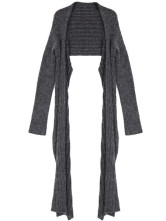 Châle moderne gris Cony cheveux rayonne de femmes