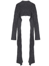 Châle moderne gris Cony cheveux rayonne de femmes