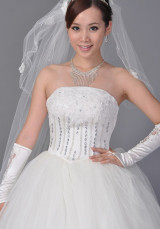 Blanc 180 * 150 cm Net fil Wedding Bridal Veil
