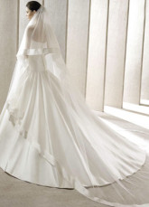 Voile de mariage Bridal gaze blanc élégant 300 * 200 cm