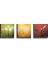 Peinture à L'huile Canevas Fleurs Belles 