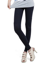 Deep Blue patché jambières de coton féminin