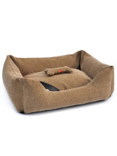 Couchage Pour Chien Lin Coton Café Classique 