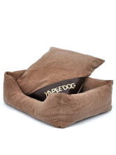 Couchage Pour Chien Lin Coton Café Classique 
