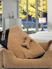 Couchage Pour Chien Lin Coton Café Classique 
