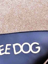 Couchage Pour Chien Lin Coton Café Classique 