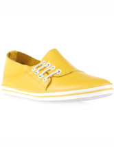 Côté jaune Bandage vachette Womens Flat Oxfords