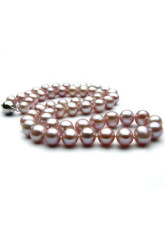 Purple AA 42cm Freshwater Pearl Necklace For Women