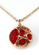 Collier en or Classic Ruby plaqué