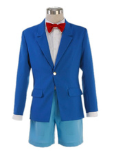 Conan Edogawa  Cotton Polyester Cosplay Costume