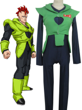 Dragon Ball Andriod Uniform Cloth Combined Leather Cosplay Costume