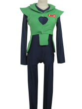 Dragon Ball Andriod Uniform Cloth Combined Leather Cosplay Costume