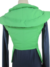 Dragon Ball Andriod Uniform Cloth Combined Leather Cosplay Costume