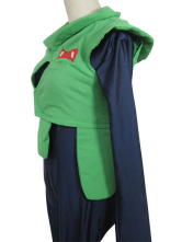 Dragon Ball Andriod Uniform Cloth Combined Leather Cosplay Costume