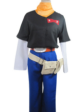 Dragon Ball Andriod Uniform Cloth Rolle Woolen Fabric Cosplay Costume