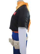 Dragon Ball Andriod Uniform Cloth Rolle Woolen Fabric Cosplay Costume